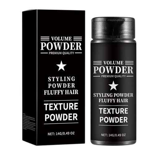 Polvo para peinar el cabello para hombres, polvo de textura para el cabello, polvo texturizador para peinado, polvo de peinado de aspecto natural, relleno de barba de línea capilar, polvo natural para