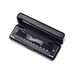 chiwanji Harmonica pour Enfants, Aides pédagogiques pour Harmonica à 10 Trous, Orgue à Bouche Pratique Portable à 20 Tons, Jouet de Jeu d’instruments de , Noir - Les Beatles, Paul McCartney, John Lennon, RIngo Starr, George Harrison