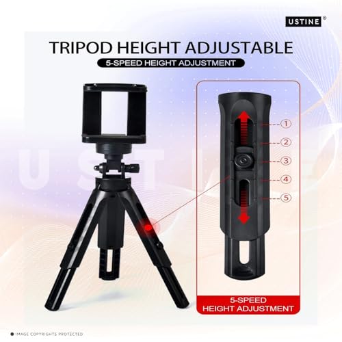 Image of Youtuber Kit | 10 inch RGB Ring Light | MiniPro T1 - Compact 16cm Mini Tripod (Tabletop Use) | Ideal for Facebook Videos, Reels & Vlogging (MiniPro T1 + RGB 10 inch Light)
