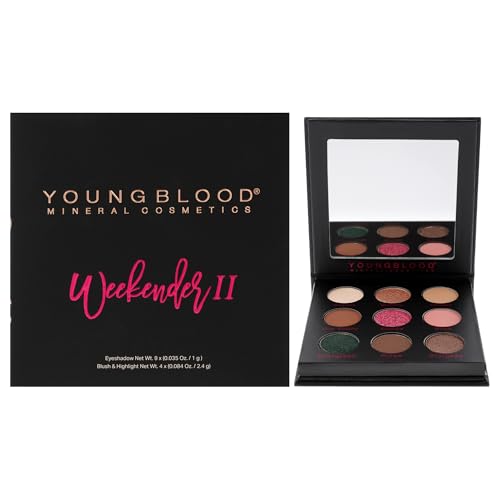 Palette de maquillage Weekender 2 Youngblood pour un teint parfait sans effort