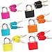 Xinlie 6 Pièces Mini Cadenas Clé Valise Cadenas Casier avec Clef Cadenas Valise Cadenas Casier avec Deux Clés Serrure Verrou Sécurité Combinaison pour Bagages Valise Sac Diary Voyage
