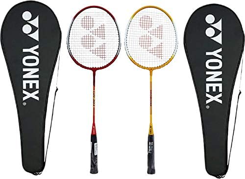 YONEX GR 303 Combo Badminton Racquet with Full Cover, Set of 2