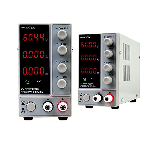 Alimentation CC variable contre les surcharges électriques de laboratoire 120V - 3