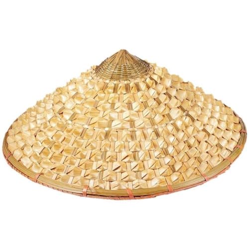 Handgefertigter Japanischer Strohhut Vietnamesische Japanische Kühlung Stroh Bambus Kegel Sonnenhut Garten Bauern Fischereiproquen