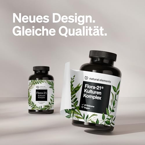 Probiotika Natural Elements Kulturen Komplex mit 21 Bakterienstämmen