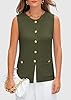 PRETTYGARDEN Women's 2025 Summer Sweater Vest Slee... #4