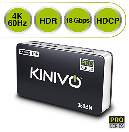 Kinivo 350BN 4K HDMI Switch with IR Wireless Remote
