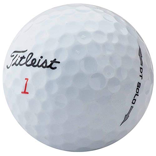 lbc-sports Titleist DT Solo - Pelotas de Golf (25 Unidades, AAAA, AAA), Color Blanco