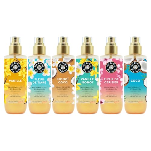Coffret cadeau brumes pailletées Monoi Coco pour illuminer l'été