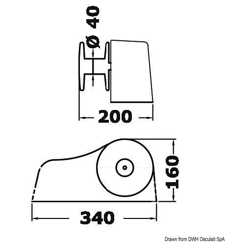 Italwinch Treuil pour annexe Achill 500 W - 12 V