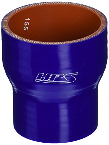 Image of HPS HTSR-200-250-BLUE Silicone High Temperature 4-ply Reinforced Reducer Coupler Hose, 80 PSI Maximum Pressure, 3 inch Length, 2 inch > 2-1 /2 inch ID, Blue