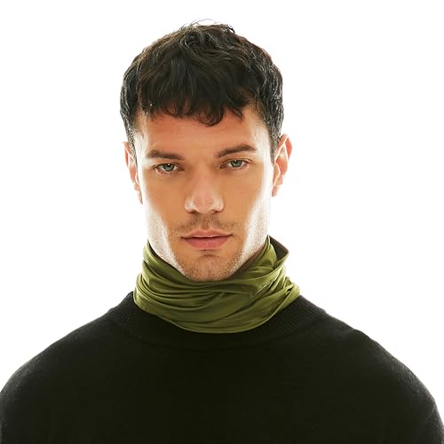 Image of UV Protection Cooling Neck Gaiter Face Mask Scarf for Men - Windproof Neck Cover Bandana Neck Warmer Mask
