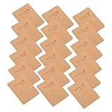 SMASOLO 100個 ジュエリー収納用イヤリングカード クラフト紙製 ネックレスカードホルダー兼用 アクセサリー展示 保管に 小型イヤースタッド