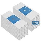 KozzHogar 40 Pack M6 Disposable Microfiber Deep Clean Wet Pads for iRobot Braava Jet M Series M6 6110 6112 6113 6012 Ultimate Robot Mop, Compare to Part # 4632824