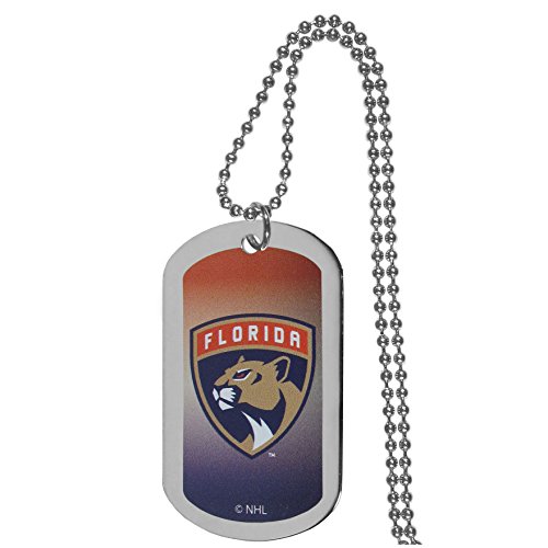 NHL Siskiyou Sports Fan Shop Florida Panthers Team Tag Necklace 26 inch Team Color
