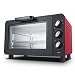 piekarnik halogenowy 15 l Piekarnik domowy, mały 1200 W Trzywarstwowe pieczenie Czterorurowe ogrzewanie - 9"Pizza, 8" Ciasto - Zawiera naczynia do pieczenia i grill (kolor: C)