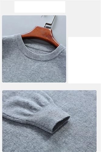 Men Luxury Winter Knitted Warm Cashmere Thick Pullover Sweater4