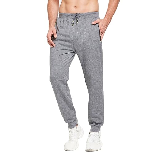 JustSun Jogginghose Herren Baumwolle Sporthose Trainingshose Herren Lang...