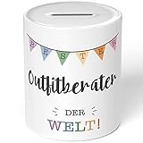 JUNIWORDS Spardose Sparbüchse, Bester Outfitberater der Welt (5713473)