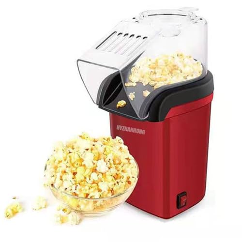 HYZHANHONG Máquina de Palomitas de maíz de Aire de 1200 W, Mini máquina de Palomitas de maíz de Aire Máquina de Palomitas de maíz rápida de 3 Minutos Adecuada para reuniones Familiares