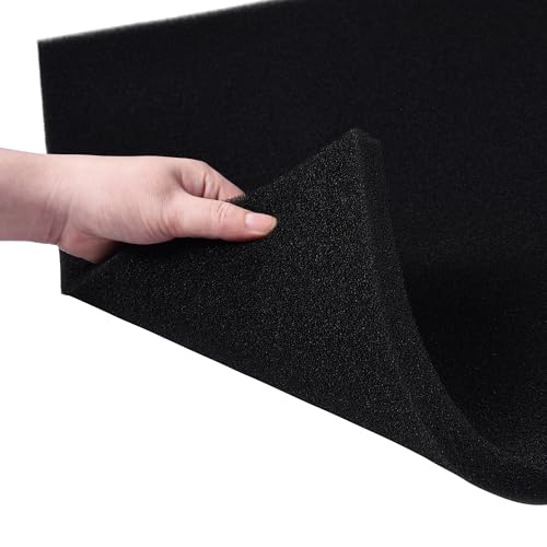 CKDFK Bio Filter Foam Sponges, 20"x20"x0.8" 50PPI Filter Media Pad,Cut-to-Size Foam for Aquarium Fish Tank