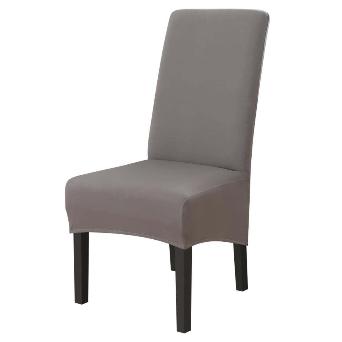 Funda para Silla Grande de 1/2/4 Piezas, Fundas elásticas para Asiento de Color sólido, Fundas para Silla elásticas, Fundas traseras Altas King para Comedor, Boda, Banquete, Hotel