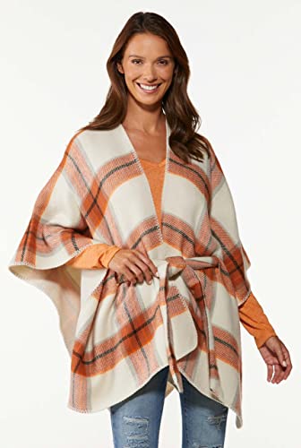 Image of Breezy Lane Women's Shawl Wraps Warm Poncho Ruana Wrap Cardigan
