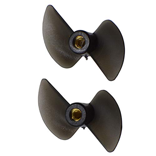 Blomiky 2 Pack H102 Propeller Props and locknuts Suitable for H120 TKKJ H100 H102 H106 H108 RC Boat / H102 Props - Thumbnail 5