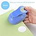 Circle Punch 3 Inch Craft Hole Paper Punch - Blue Large 75mm Circle Hole Round Punchers for Cardstock, Gift Wrapping, Greeting Cards and Scrapbook