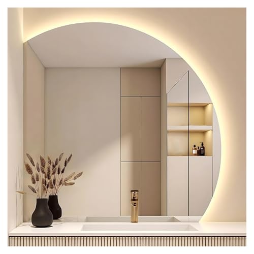 LED ���~�~���[�A�����^�o�X���[���~���[�A�Ɩ��t�����ϋ��A3000k/4000k/6000k �����\�A�X�}�[�g�^�b�`�{�^���A�܂�~��(Linker Schnitt,80CM/31.5IN)