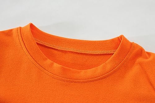 DDSOL Kids Pajamas For Boys Skeleton Glow-in-The-Dark Cotton Sleepwear Toddler Clothes Halloween Pumpkin Outfit2