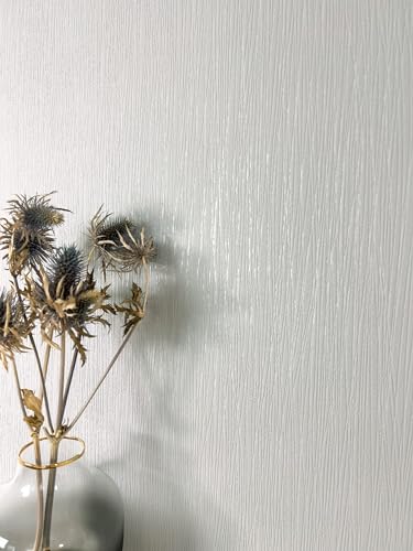 NEWROOM Papel pintado Gris Color Liso Tejido no Tejido - Colores Lisos Plain Estructura Moderno