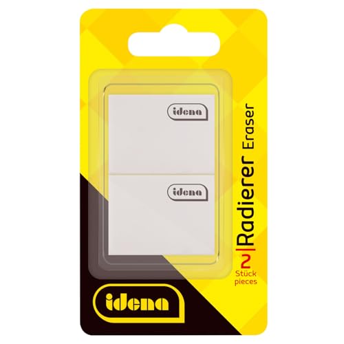 Idena 522058 - Gomma per matita, 2 pezzi