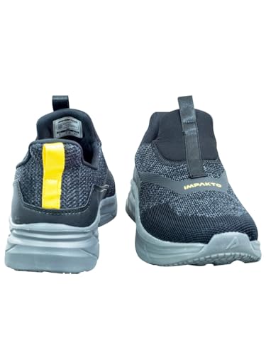 Image of Impakto Air Bounce Walking Shoes | Lightweight & Breathable Casual Shoes | Soft Cushioned Insole | Anti Skid Hexagonal Sole | Stylish Slip-in Fit System Shoes | Ideal for Walking, Gym & Casual Outing