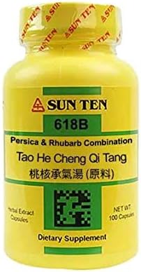 Sun TenPersica & Rhubarb Combination Capsules/Tao He Cheng Qi Tang/桃核承氣湯