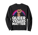 vegani queer materia trans gay lesbiche veganismo vegano lgbtq felpa