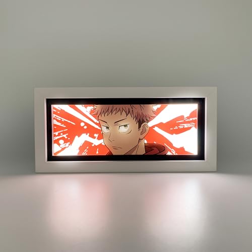 Yuji Itadori (Shibuya) Light Box - Jujutsu Kaisen Anime Lamp Figure Night Light 3D Anime Room Dcor Gift for Otaku