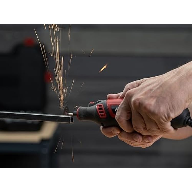Arrow ROT4500K-A 1.6 AMP Rotary MultiTool Kit for Cutting, Sanding, Polishing, Grinding, and Scraping, Includes 50-Piece Accessory Set with Storage Container