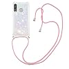 Vloeibaar drijfzand Silicone TPU Bumper Case (met Lanyard )voor Huawei P30 Lite (Kleurrijk)