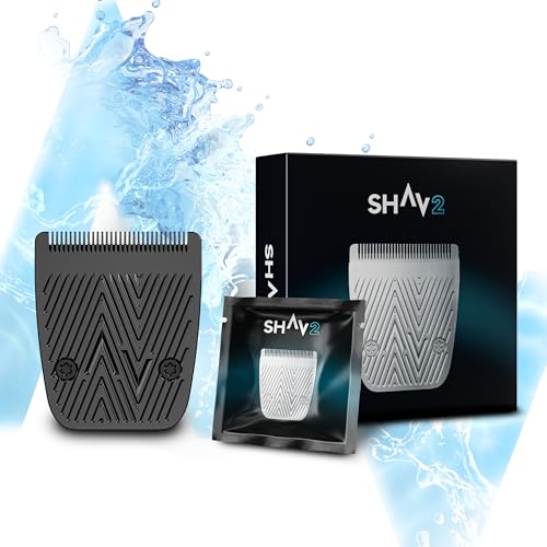 Shav 2™ – Lama di ricambio per rasoio – Rasoio intimo da uomo CutFree™, tagliacapelli a secco/umido con modulo lama in ceramica intercambiabile, bodygroomer per peli intimi e del corpo, rasoio per la