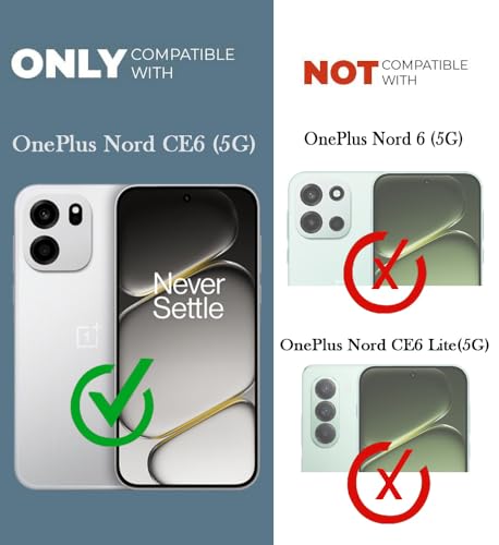 Image of Jkobi Hybrid Back Cover Case for Oneplus Nord CE 6 (Shockproof with Polycarbonate Clear Panel | Professional Black)