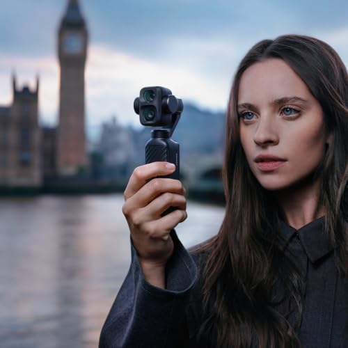 Image of DJI Osmo Pocket 4P Vlog Combo 4K Gimbal Camera with DJI Mic Mini 2, Fill Light & Wide-Angle Lens