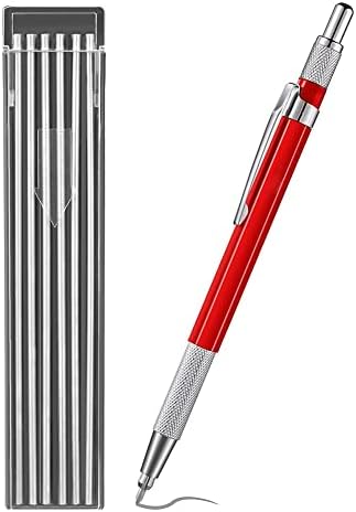 Welders Pencil with 12PCS Refills, Metal Marker Mechanical Weldin...