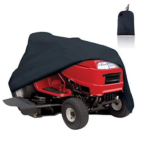 NICEWL Riding Lawn Mower Cover-Cars Lawn Trimmer Waterproof Protection Cover,Outdoors Universal Ride-on Garden Tractor Cover,Fits Decks Up to 54