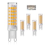 SBOJZM G9 LED Bulb 7W ,60-75W Halogen Equivalent,500LM,3000K Warm White, AC110V-220V,No-Dimmable,G9...