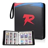 Ampleer Booster Pack Storage Binder, 6 Pocket Sleeves Hold 60 Sealed Card Packs for TCG MTG Display Collection (Purple)