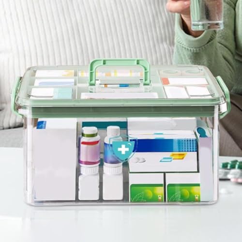 Boîte de rangement transparente pour stocker les médicaments - 5