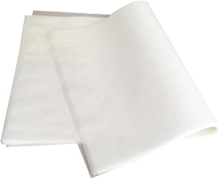 Non-Stick Kitchen Baking Paper 50 Sheets High Temperature Resistant Silicone Coated Greaseproof Food Paper for Bbq Grilling and Fried Food Cooking