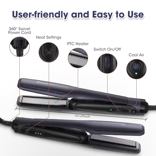 VAGARY Plancha 2 en 1 para Cabello con Secado y Alisado miniatura 5