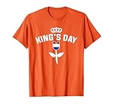 Kingsday Drapeau des Pays-Bas Couronne Koningsdag Hollandais Vacances T-Shirt